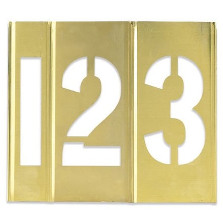 Bsc Preferred 3'' Number Only Brass Stencils BUY00039667